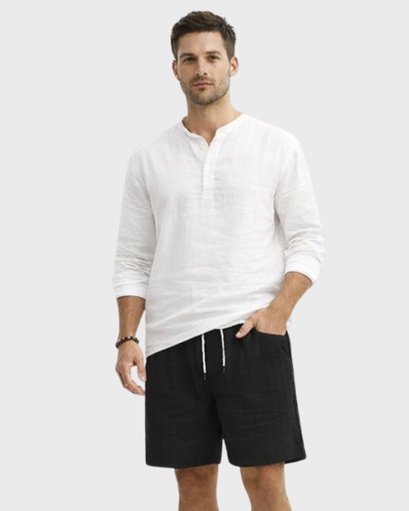 Aiden Short Homme – Coupe Ample, Taille Élastique & Tissu Léger Séchage Rapide