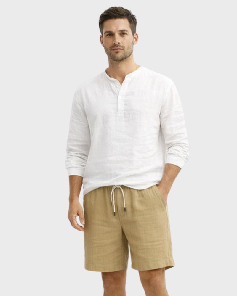 Aiden Short Homme – Coupe Ample, Taille Élastique & Tissu Léger Séchage Rapide