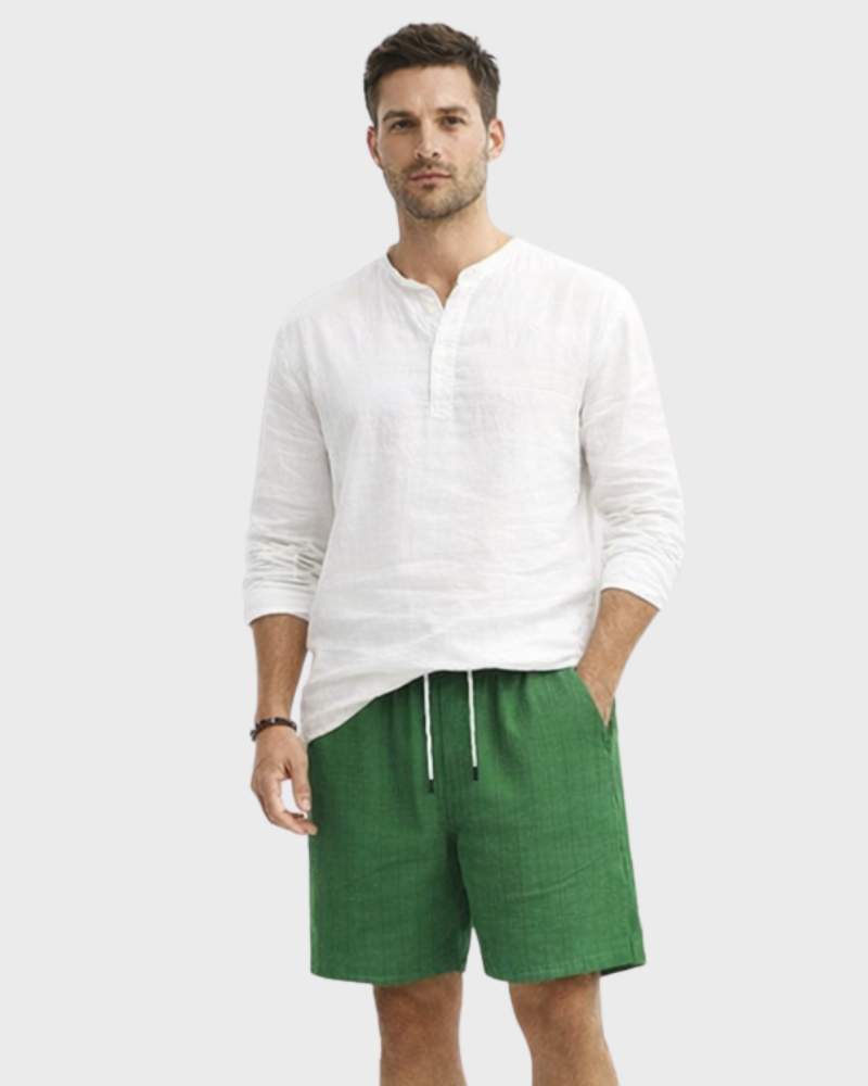 Aiden Short Homme – Coupe Ample, Taille Élastique & Tissu Léger Séchage Rapide