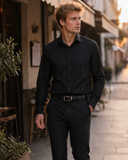 Louie Men's Shirt – Wrinkle-Free Regular Fit Shirt, Reinforced Collar & Long Sleeves