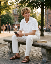 Preston Herrenhose – Lässige Hose mit elastischem Bund, schmaler Schnitt, eleganter Casual-Stil