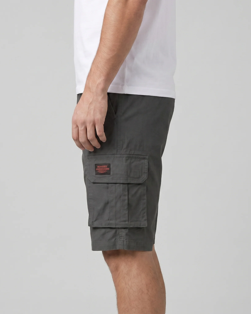 Declan Short Cargo til mænd – Bermuda med flere lommer, åndbar, afslappet pasform, casual stil