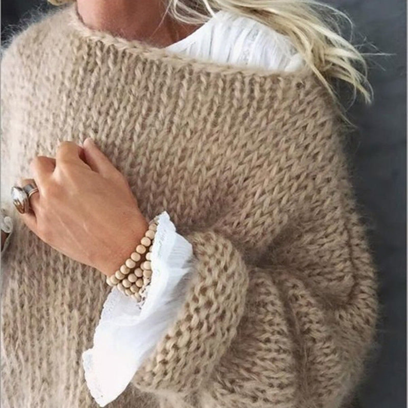 Ailany Dámský Pletený Svetr – Vyšívané Vzory, Volný Střih & Bohémský Elegantní Styl