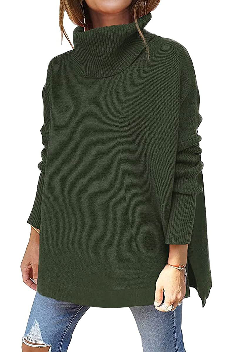 Gracie Dámský Rolák – Ultra-Měkký Oversize Úplet s Vysokým Límcem a Elegantním Stylem