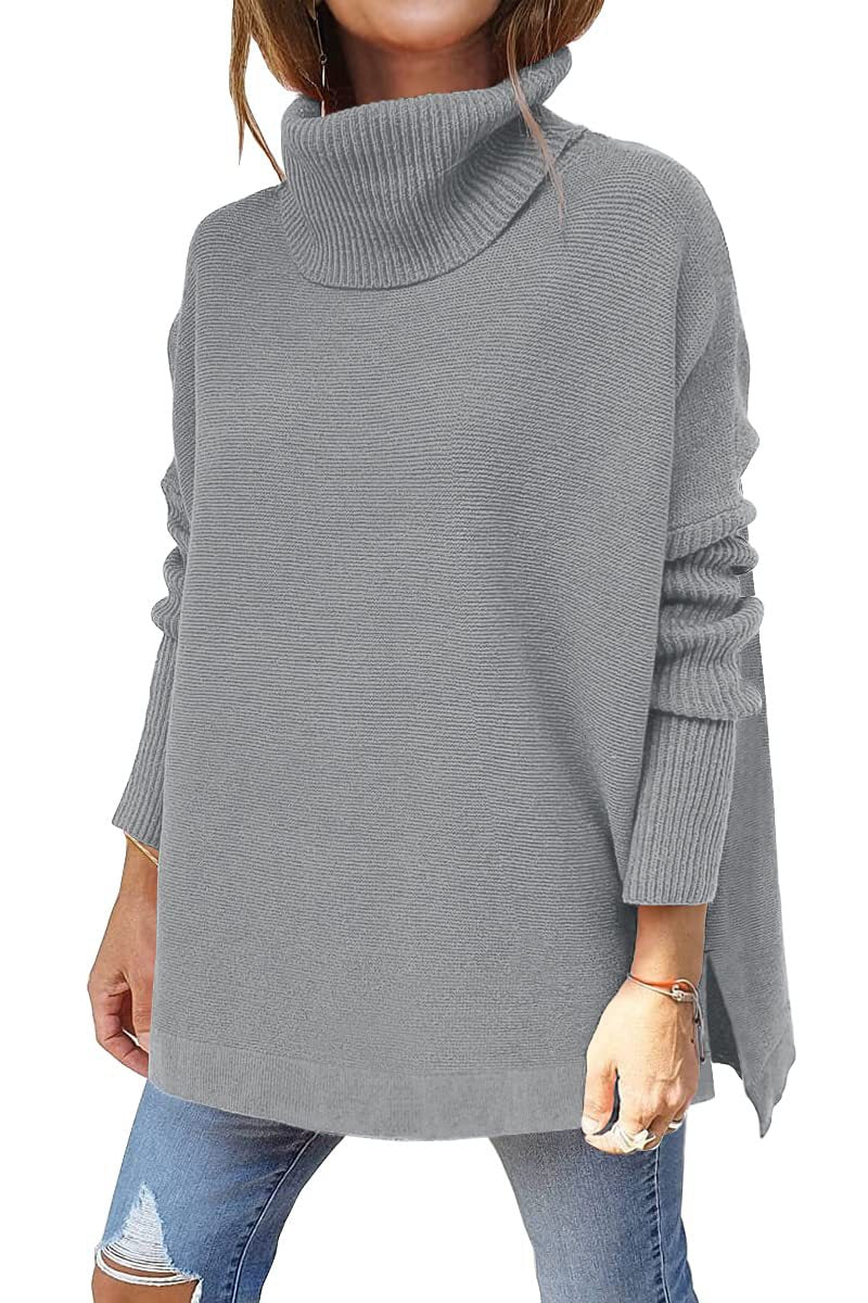 Gracie Dámský Rolák – Ultra-Měkký Oversize Úplet s Vysokým Límcem a Elegantním Stylem