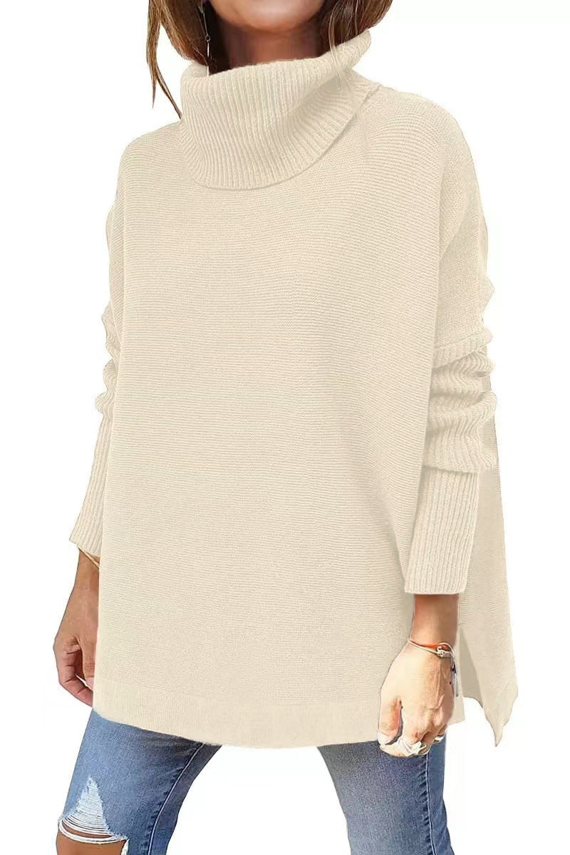 Gracie Dámský Rolák – Ultra-Měkký Oversize Úplet s Vysokým Límcem a Elegantním Stylem