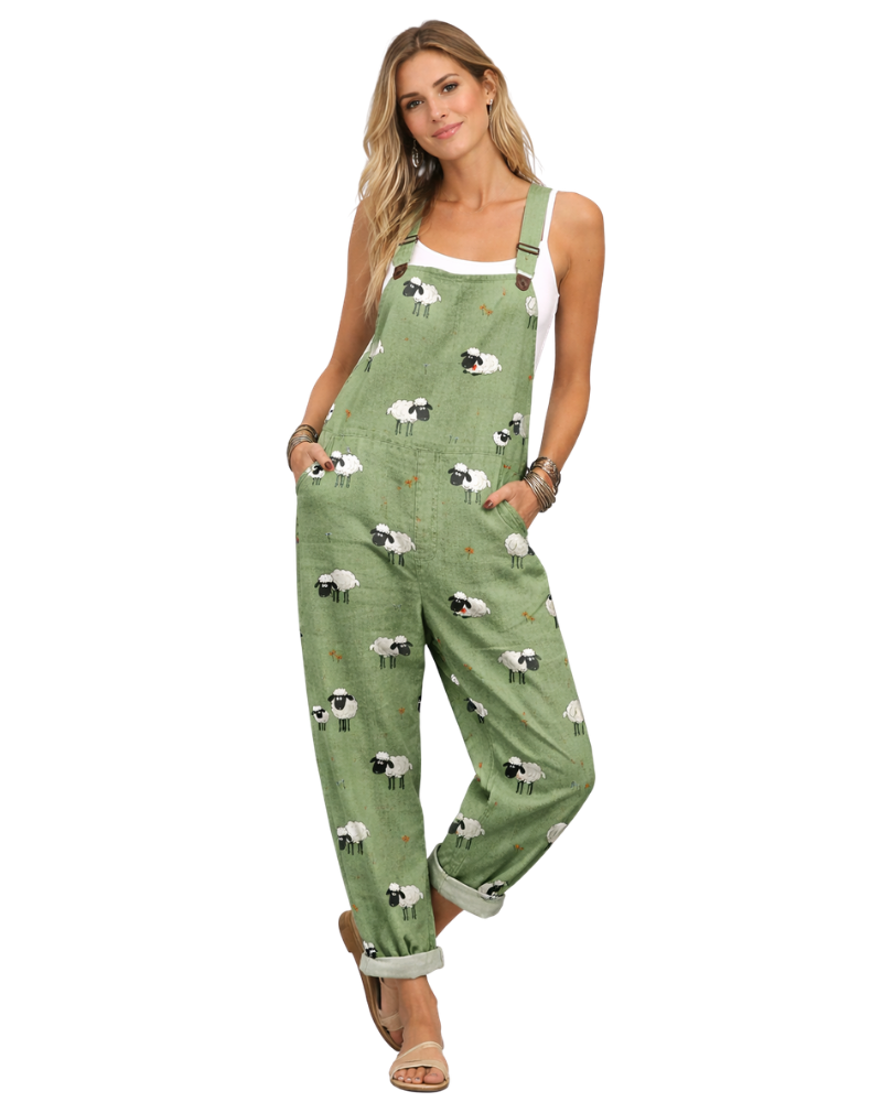 Kaye Dámský Letní Overal – Elegantní Volný Střih & Nastavitelný Pas pro Pohodlí