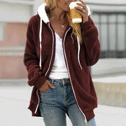 Livey Fleece-Kapuzenpullover für Damen – Reißverschluss-Hoodie mit Ultraweichem Futter und Warmem, Bequemem Schnitt