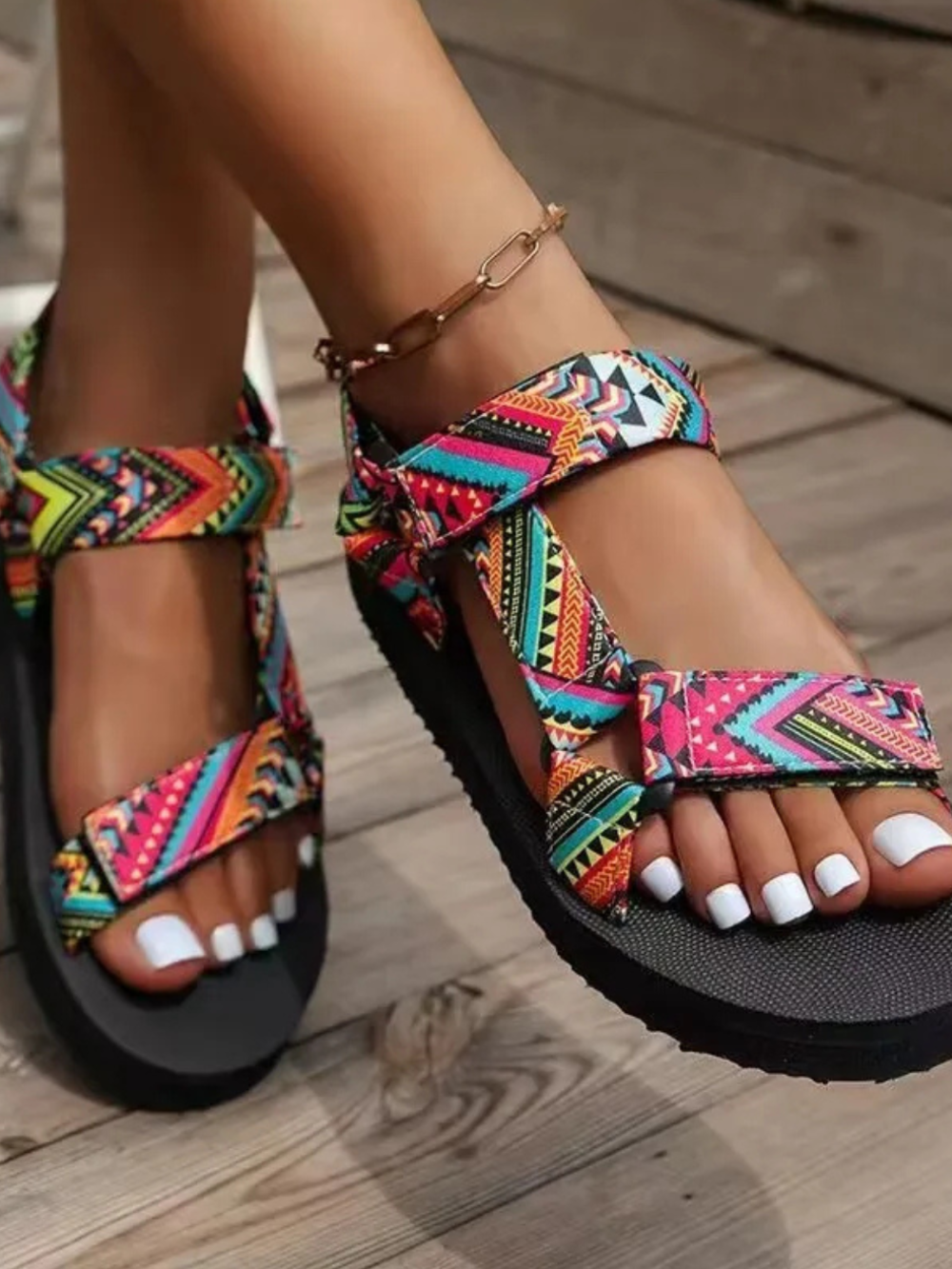 Sierra Flat Sandals Women – Lightweight Summer Sandals with Non-Slip Sole