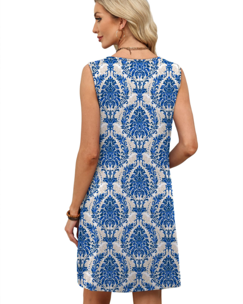 Vestido Mini Feminino Renee – Vestido de Verão com Alças em Renda, Corte Fluido com Bolsos, Estilo Elegante