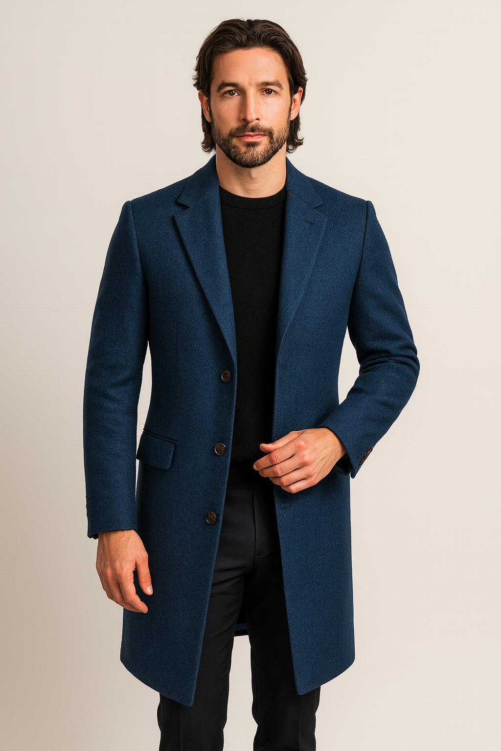 Renji Veste Homme Minimaliste – Veste Japonaise Moderne Polyvalente Toutes Saisons