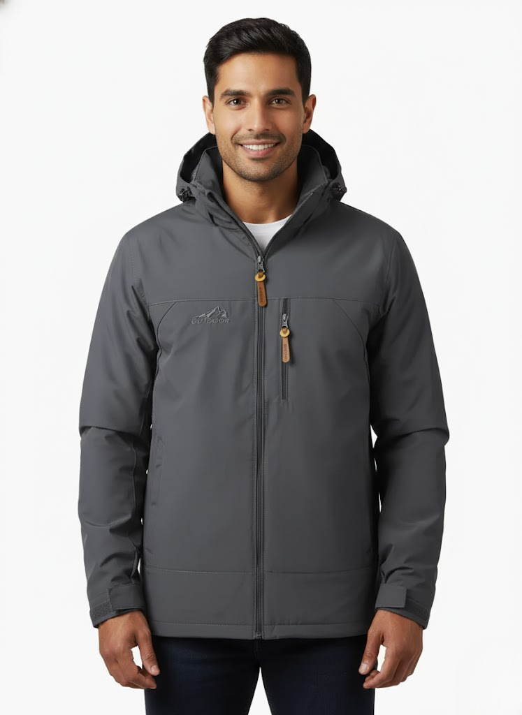 Robert Veste Outdoor Pánska Nepremokavá a Vetruodolná – Priedušná a Ľahká na Celý Rok