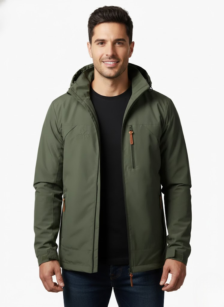 Robert Veste Outdoor Pánska Nepremokavá a Vetruodolná – Priedušná a Ľahká na Celý Rok