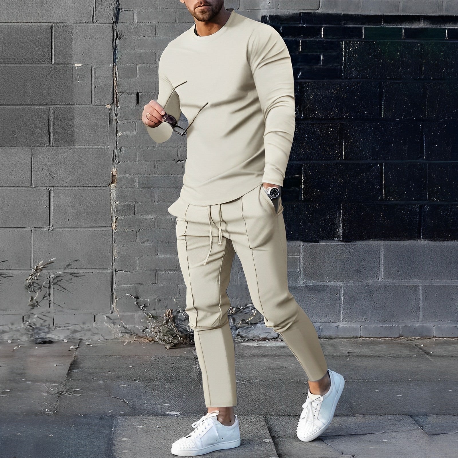 Conjunto Orlan Homem Essential – Roupa Leve e Respirável com Corte Confortável e Descontraído