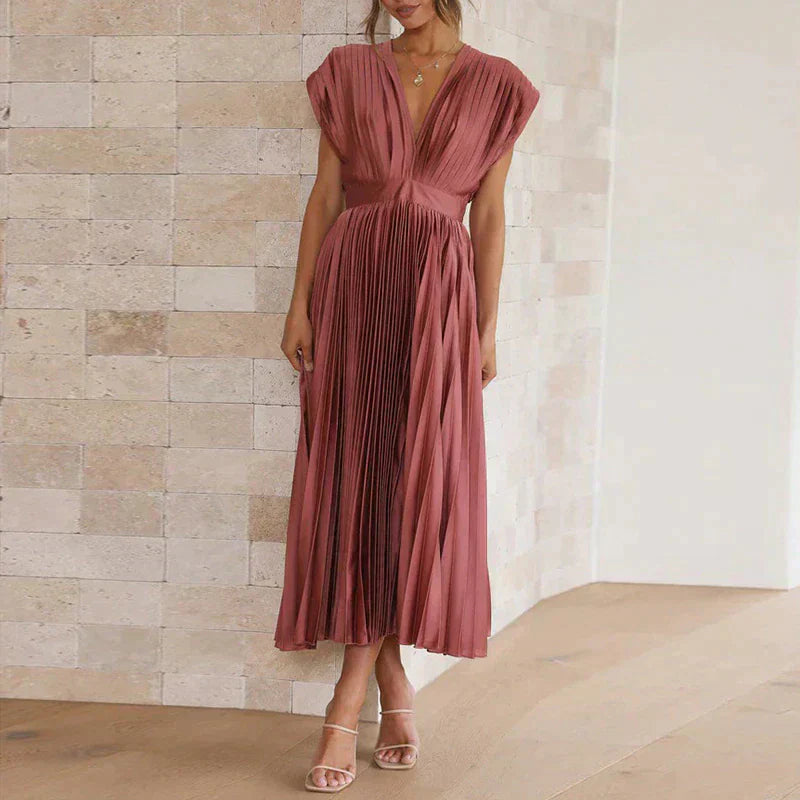 Dámský plisovaný župan Denise – nadčasová elegance a sofistikovaná textura, několik barev