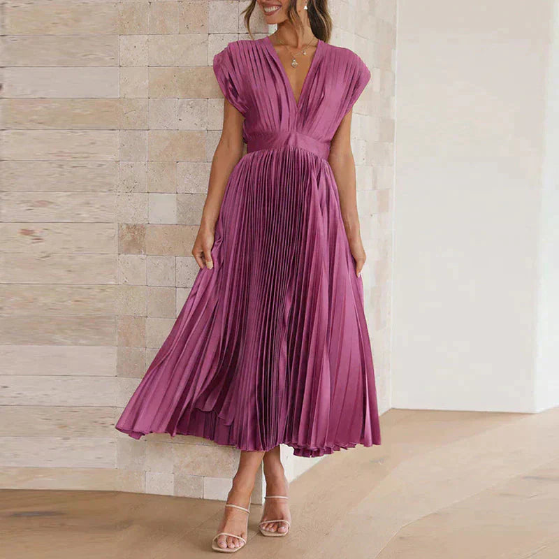 Dámský plisovaný župan Denise – nadčasová elegance a sofistikovaná textura, několik barev