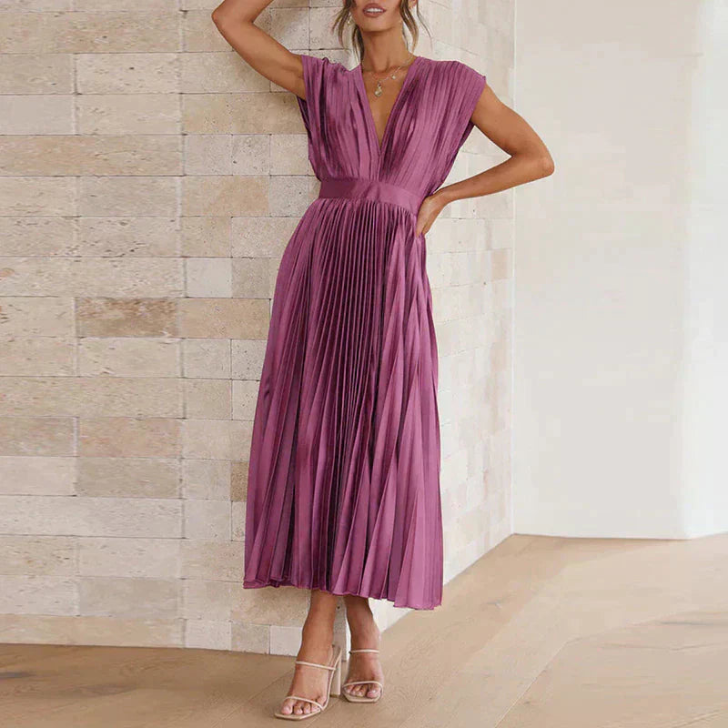 Dámský plisovaný župan Denise – nadčasová elegance a sofistikovaná textura, několik barev