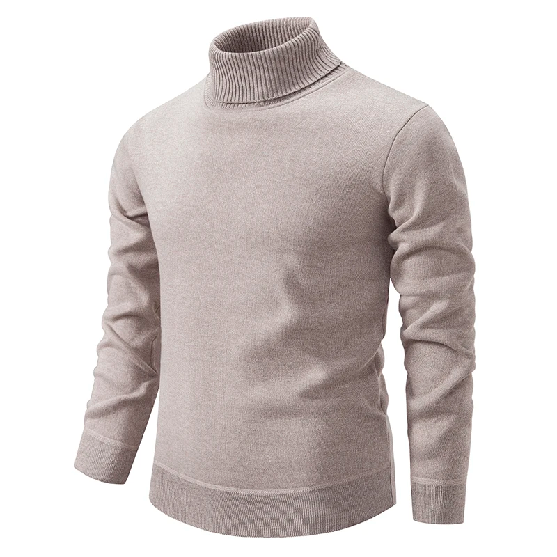 Olsen Men's Slim Fit Turtleneck Sweater – Elegant and Stretchy Sweater with Timeless Design