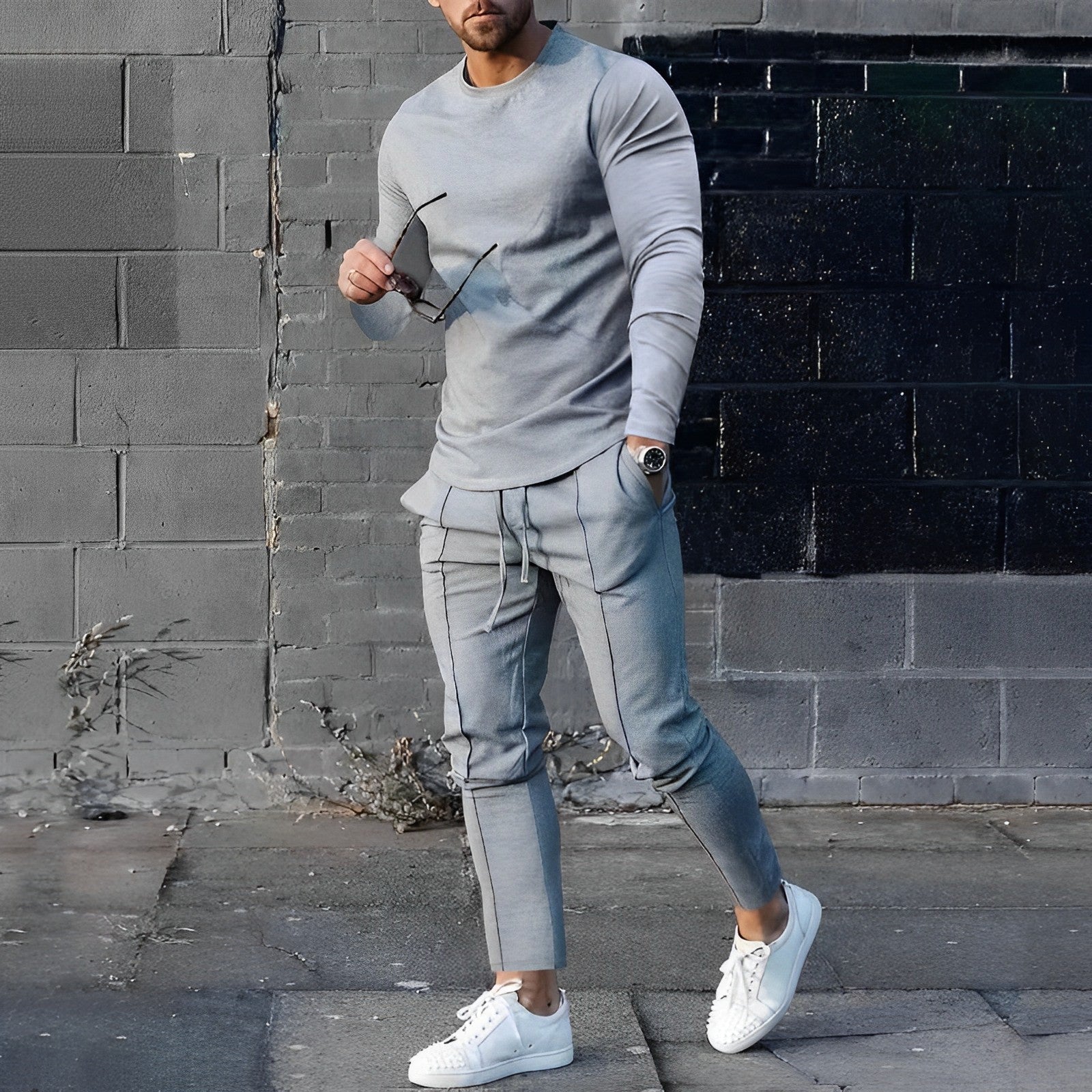 Conjunto Orlan Homem Essential – Roupa Leve e Respirável com Corte Confortável e Descontraído
