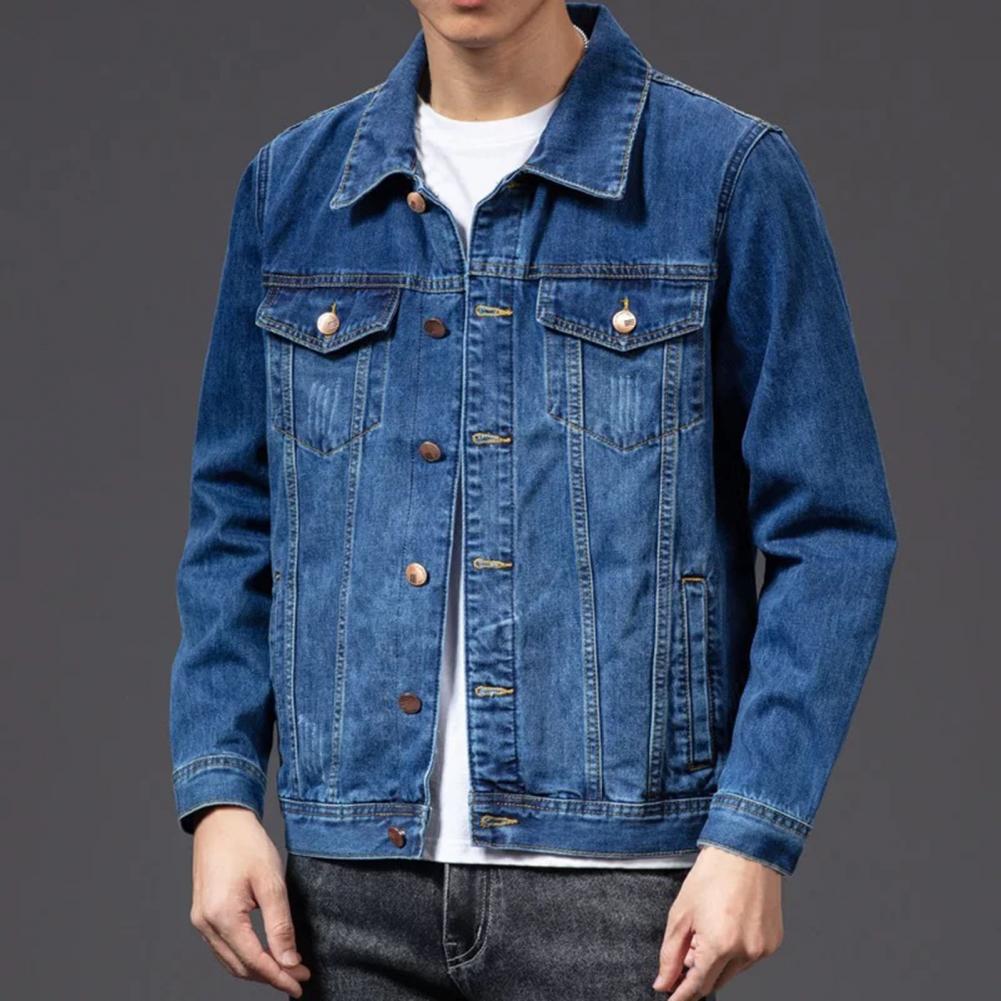 Miguel Jacke Herren aus Denim – Klassisch Blau, Langlebig & Zeitloser Stil