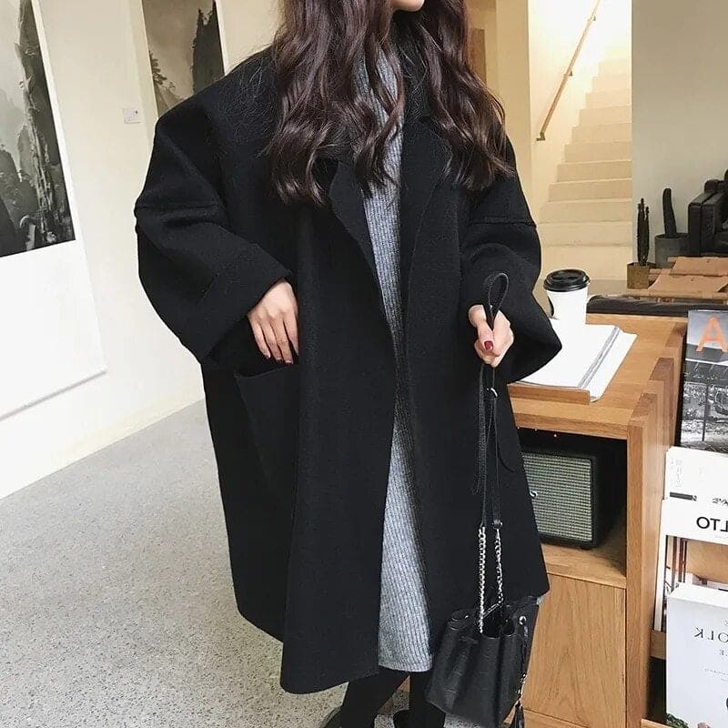 Cara Trench Oversize Femme Mi-Long – Élégant, Moderne & Confortable Toute Saison