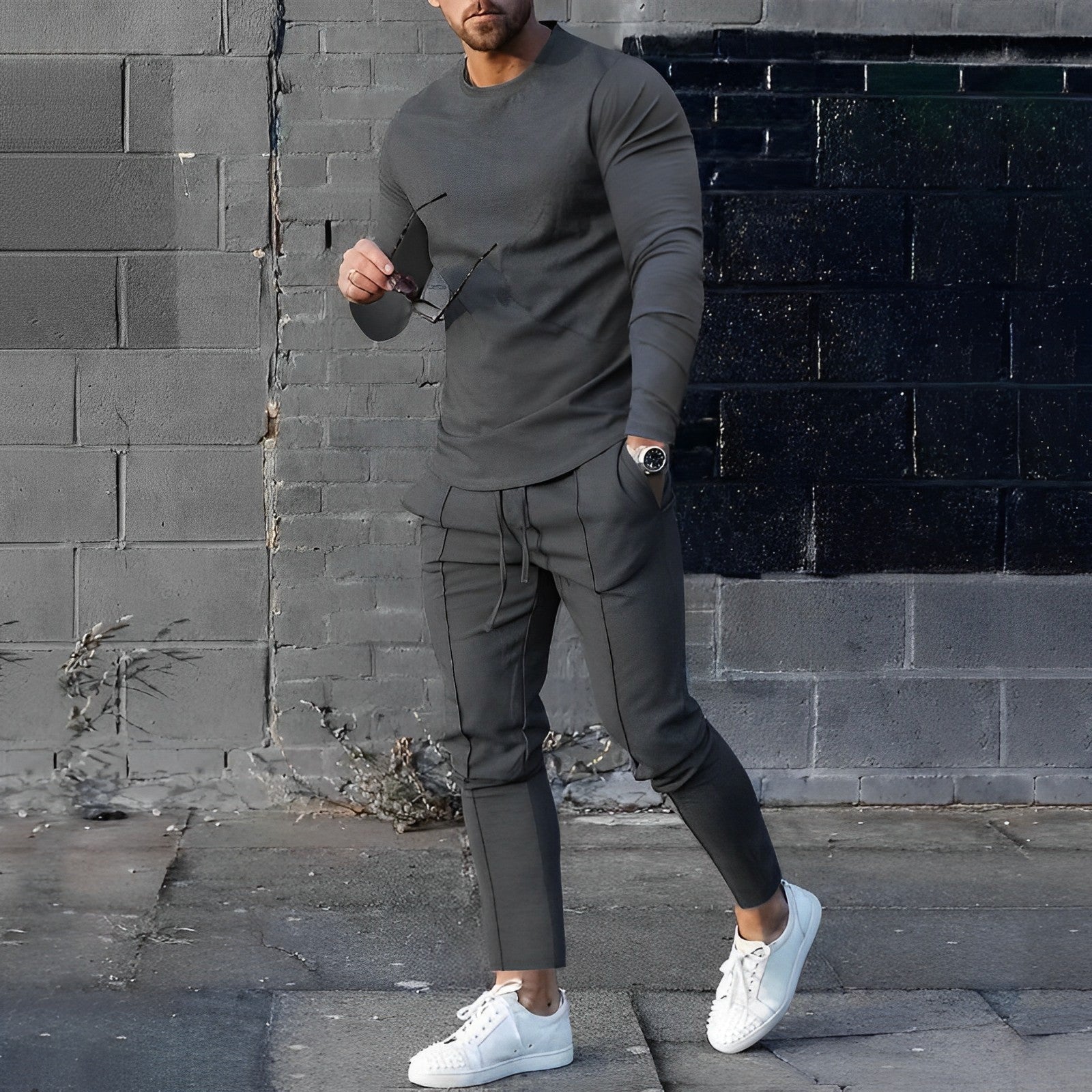 Conjunto Orlan Homem Essential – Roupa Leve e Respirável com Corte Confortável e Descontraído
