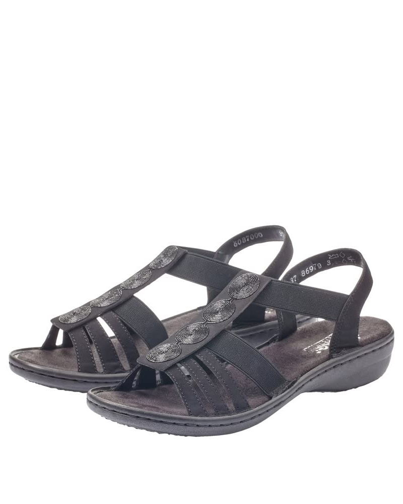 Clover Sandali con Cinturini da Donna – Sandali Leggeri in Similpelle con Cinturino Posteriore