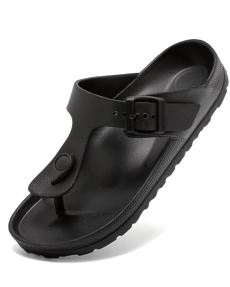 Morgan Sandalen Dames – Verstelbare Teenslippers met Kurklook Zool en Antislipzool