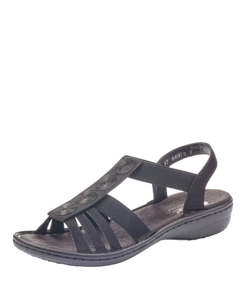 Clover Sandali con Cinturini da Donna – Sandali Leggeri in Similpelle con Cinturino Posteriore