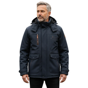 Butch Veste d’Hiver Homme – Manteau Rembourré avec Capuche et Doublure Chaude