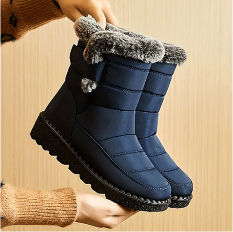 Avianna Winter Boots Women – Quilted Design Lined with Fur with Durable Water-Repellent Sole