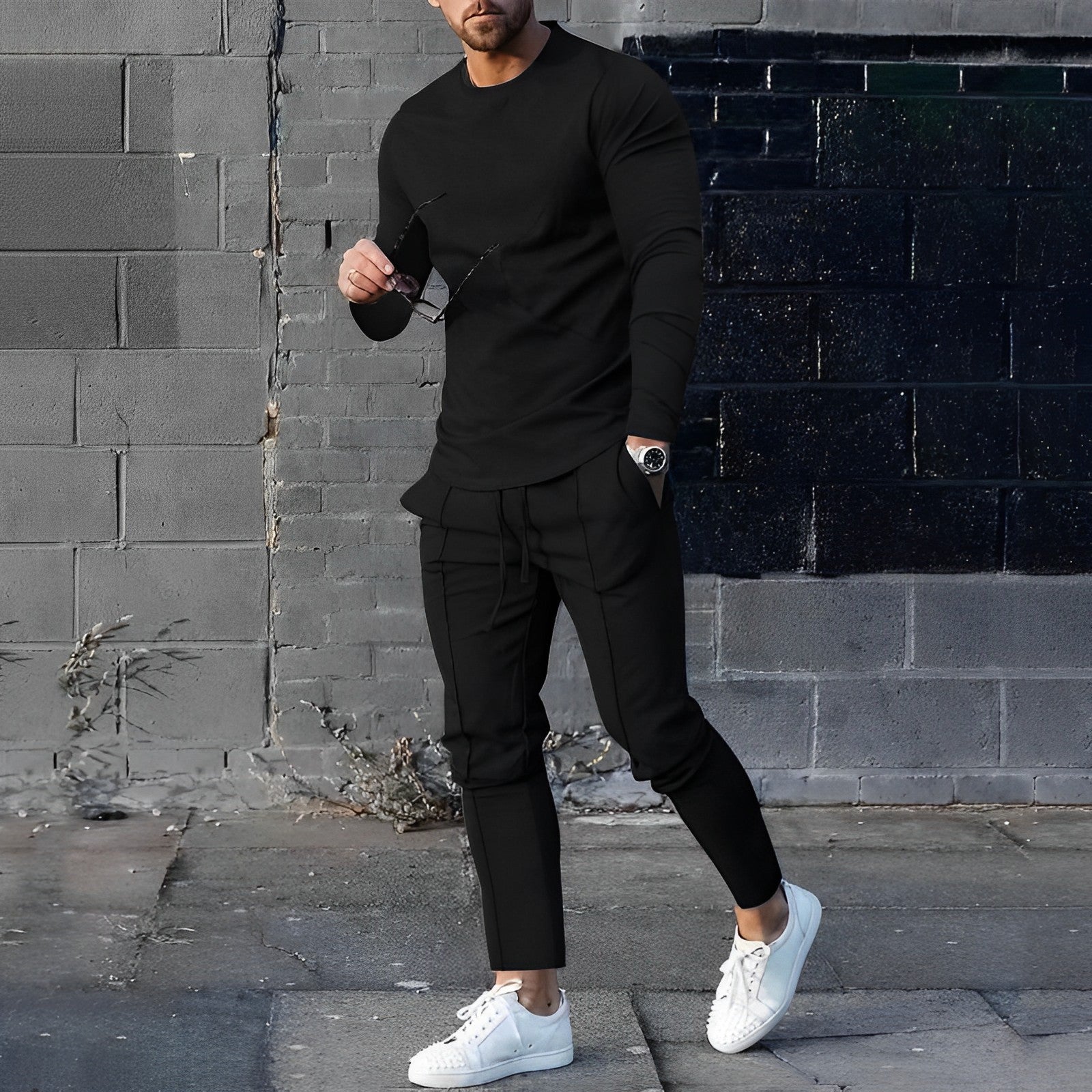 Conjunto Orlan Homem Essential – Roupa Leve e Respirável com Corte Confortável e Descontraído