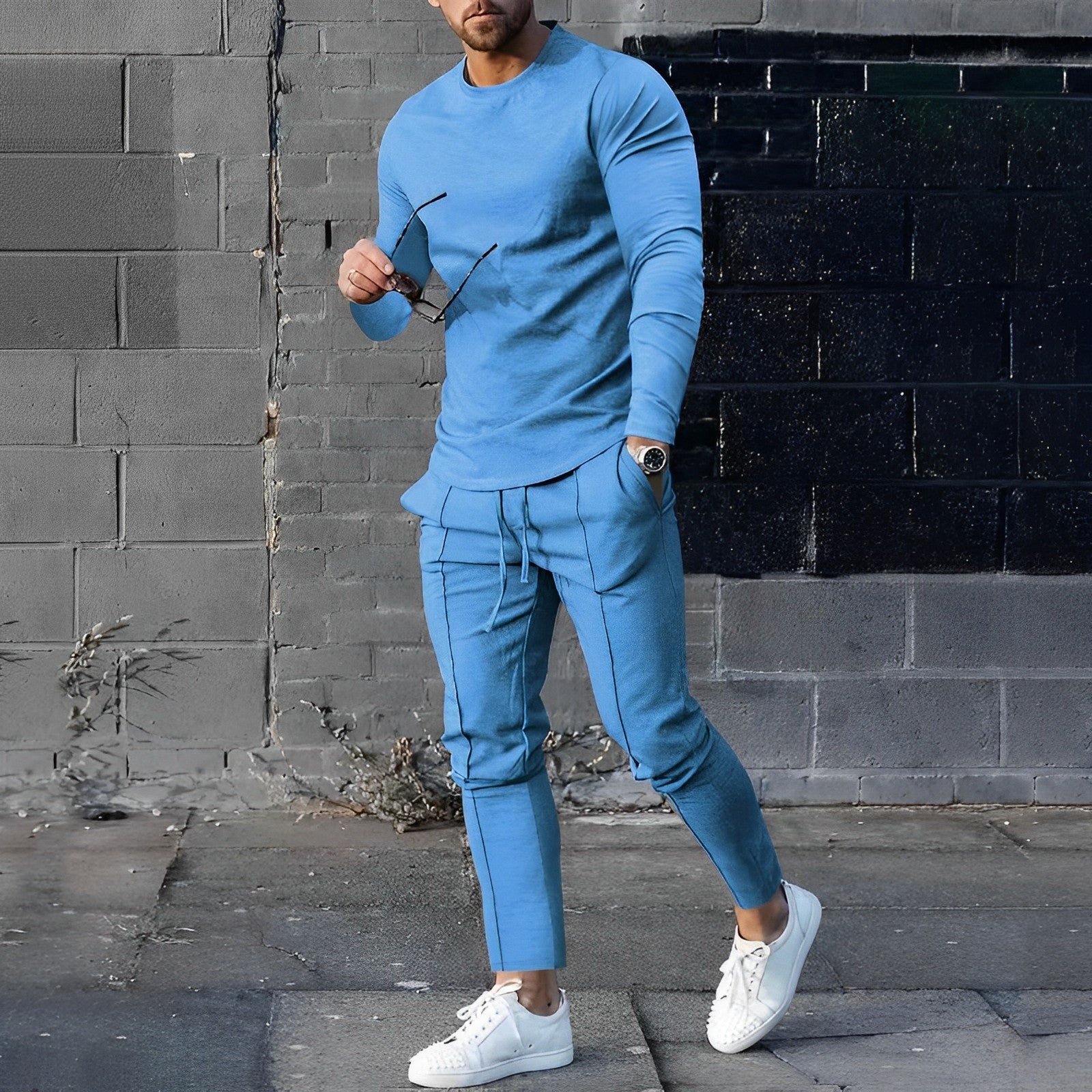 Conjunto Orlan Homem Essential – Roupa Leve e Respirável com Corte Confortável e Descontraído
