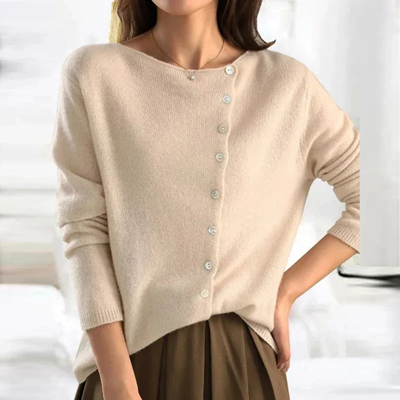 Kailany sweter zimowy damski z dzianiny – miękki i ciepły materiał premium oraz elegancki styl jesienny