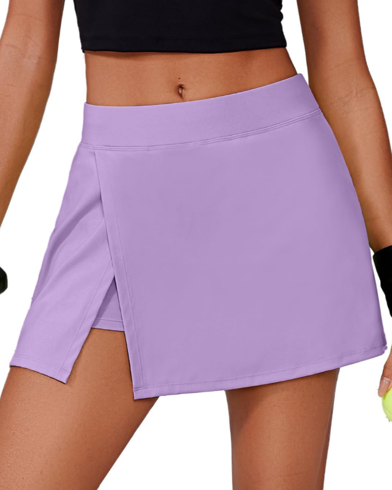 Maya Jupe-Short Dámská – Tenisová sukně s vysokým pasem, integrovanými šortkami a kapsami