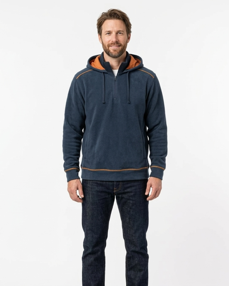 Adrien Men's Thermal Hoodie – Warm Breathable Outdoor Style Hoodie