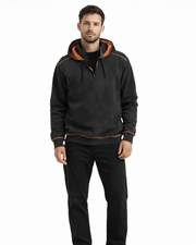 Adrien Hanorac cu Glugă Bărbați Termic – Hanorac Cald și Respirabil Stil Outdoor