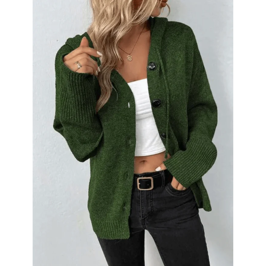 Tessia Gilet Femme Tricot Doux Ouvert – Coupe Décontractée & Style Hiver Élégant
