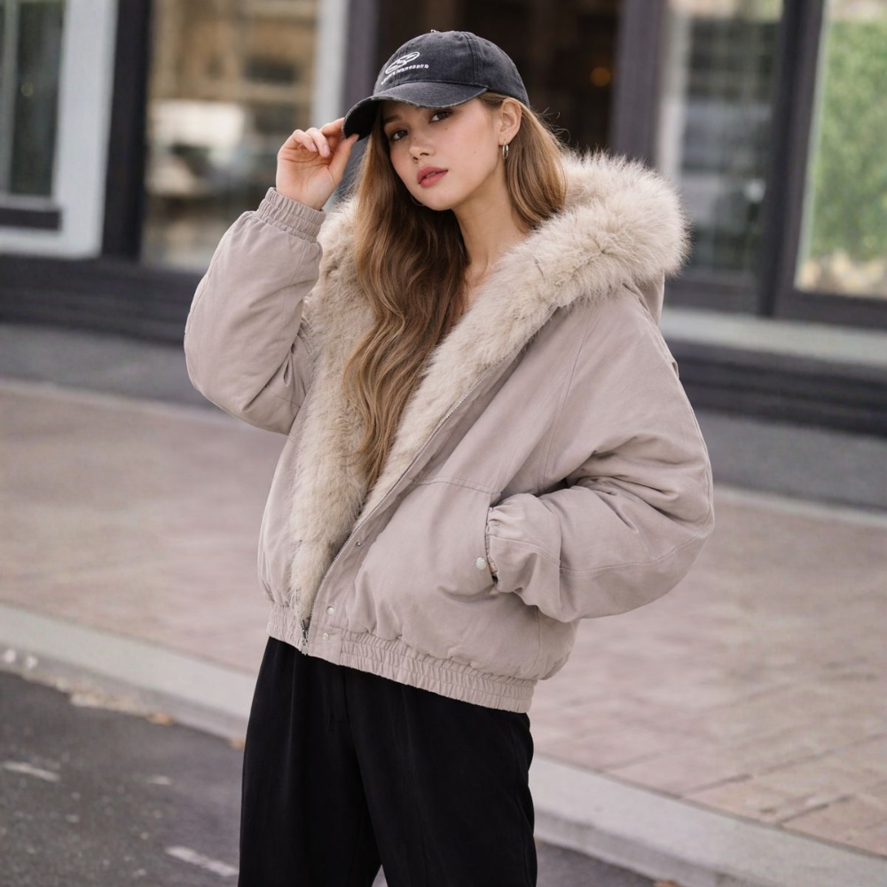Jennifer Parka para Mulher – Casaco de Inverno Quente com Design Moderno e Forro Confortável