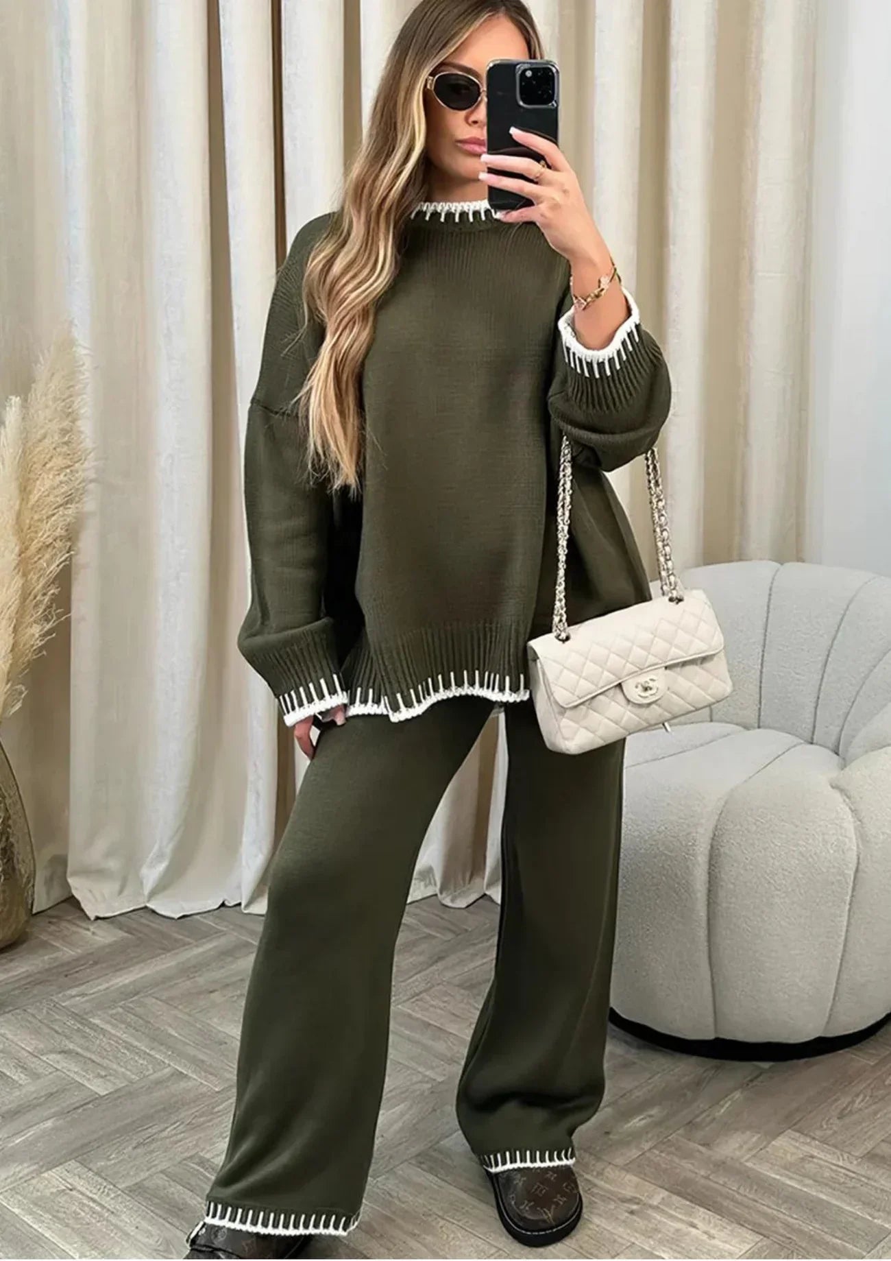 Ella Ensemble Lounge Femme – Sada z jemného úpletu 2 diely s elegantným pohodlím