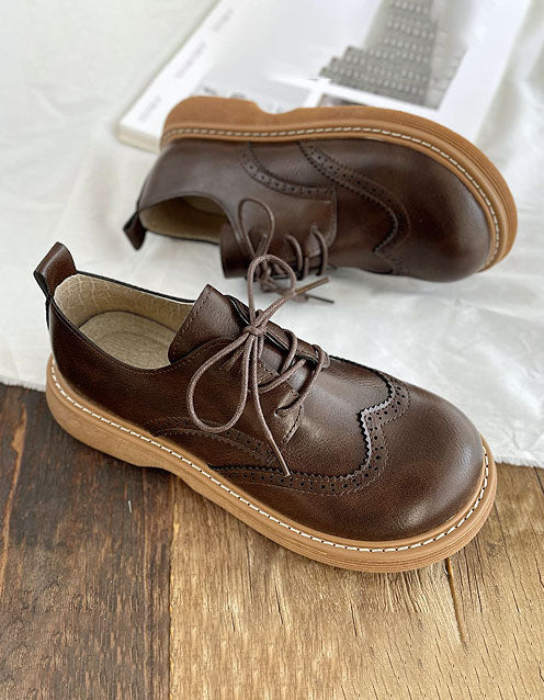 Liza női cipő – Elegáns Oxford stílusú Richelieu brogue részletekkel & kényelemmel