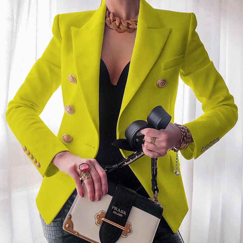 Blazer Harper Donna Elegante – Giacca Chic Confortevole in Tessuto Premium per Look Casual