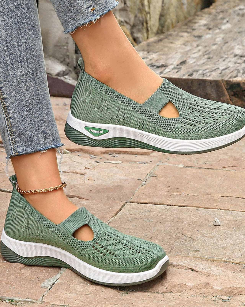 Brynn női túracipők – légáteresztő, ívtámaszos slip-on sportcipők