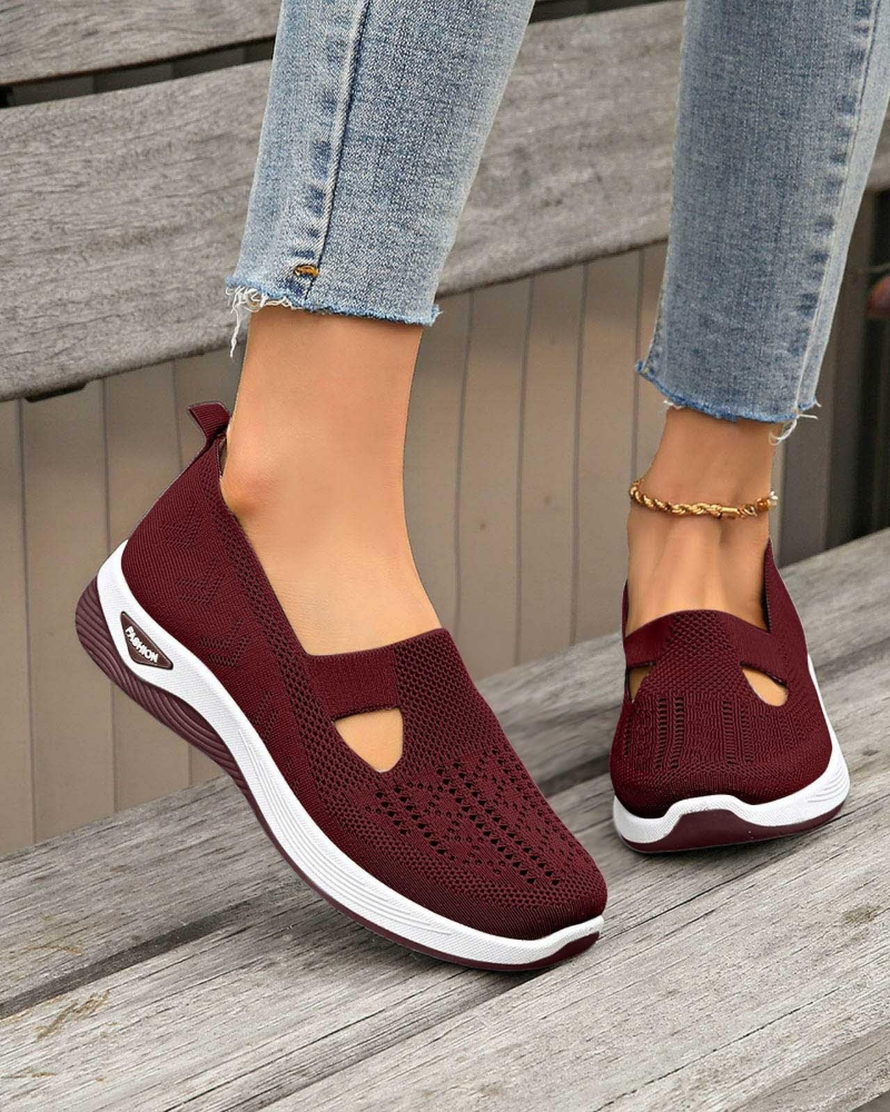 Brynn női túracipők – légáteresztő, ívtámaszos slip-on sportcipők