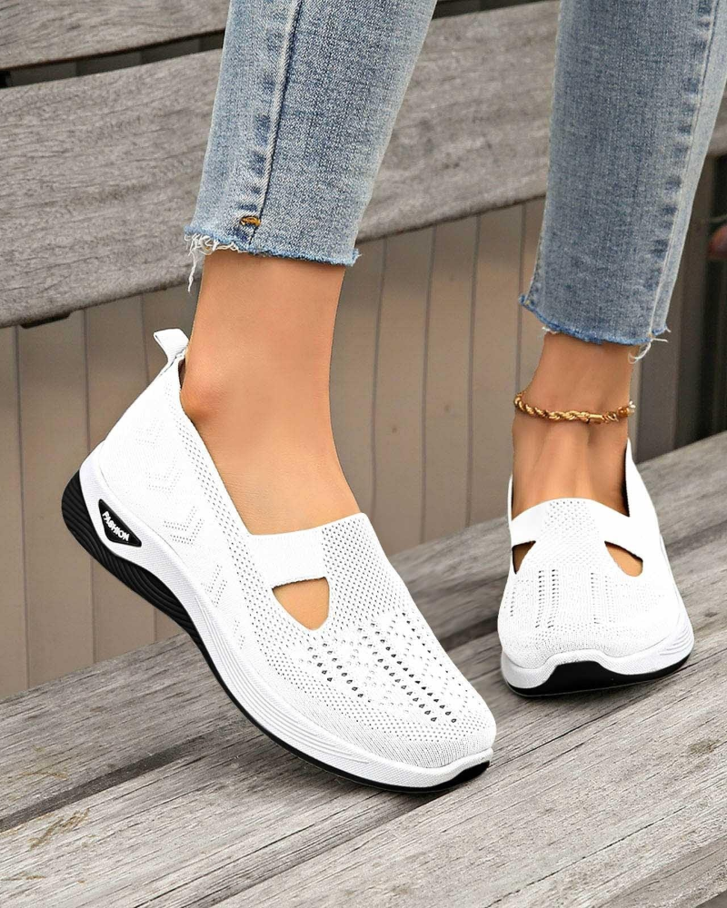 Brynn női túracipők – légáteresztő, ívtámaszos slip-on sportcipők
