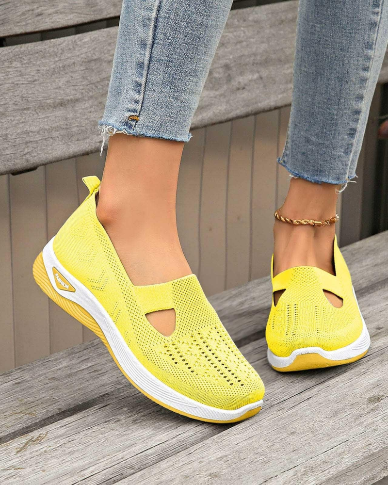 Brynn női túracipők – légáteresztő, ívtámaszos slip-on sportcipők