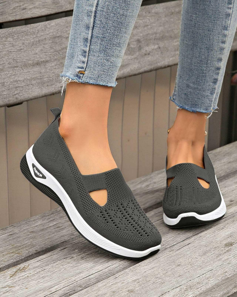 Brynn női túracipők – légáteresztő, ívtámaszos slip-on sportcipők