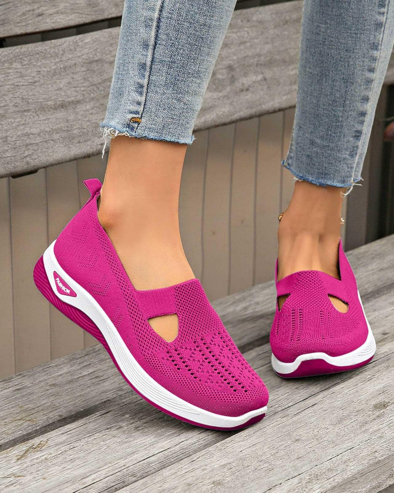 Brynn női túracipők – légáteresztő, ívtámaszos slip-on sportcipők
