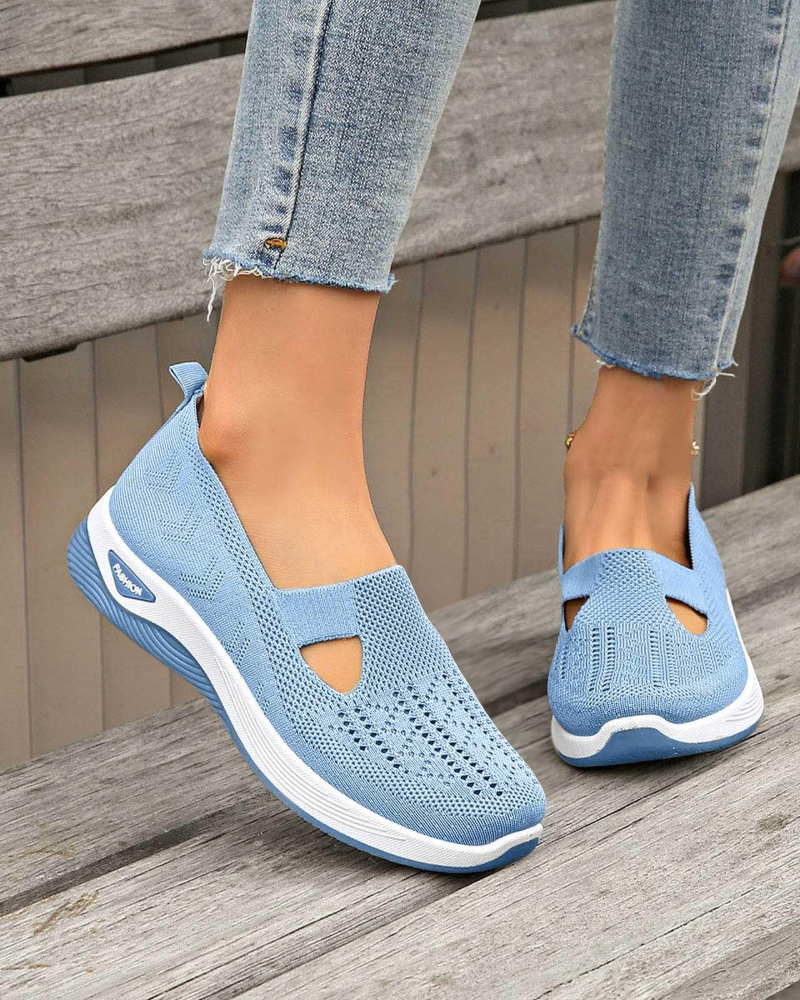 Brynn női túracipők – légáteresztő, ívtámaszos slip-on sportcipők