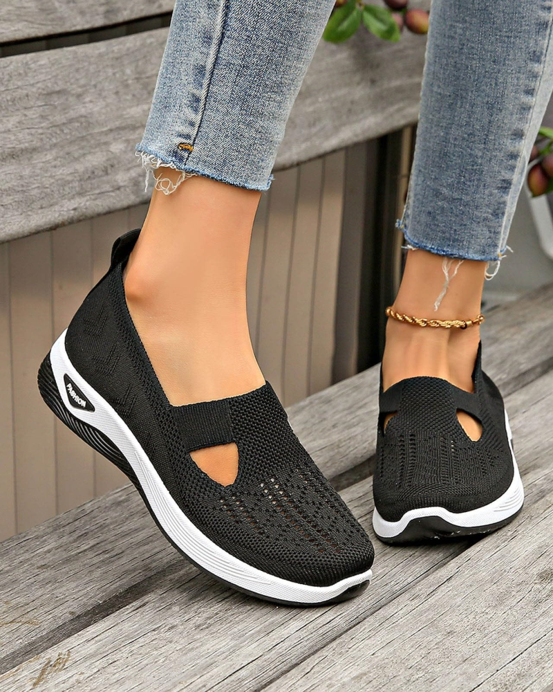 Brynn női túracipők – légáteresztő, ívtámaszos slip-on sportcipők